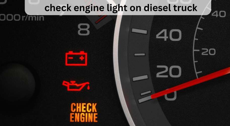 check engine light on diesel truck